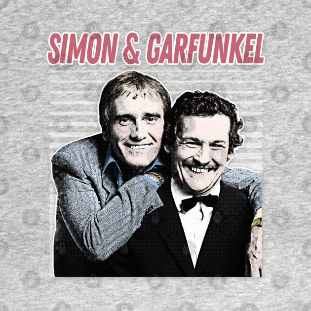 Simon & Garfunkel / Retro Aesthetic Meme British Humour Parody Design by DankFutura